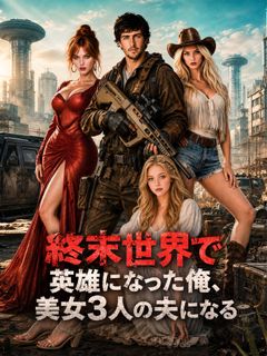 終末世界で英雄になった俺、美女3人の夫になる