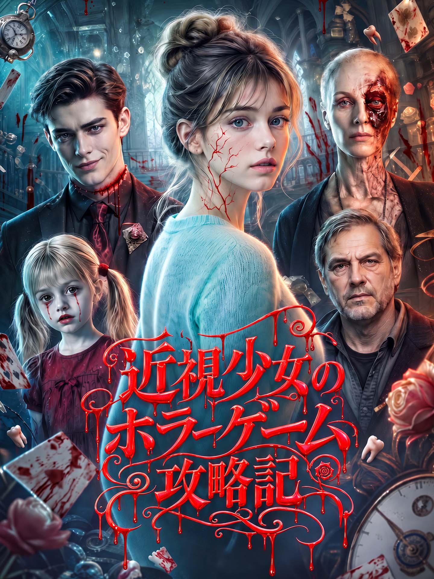 近視少女のホラーゲーム攻略記