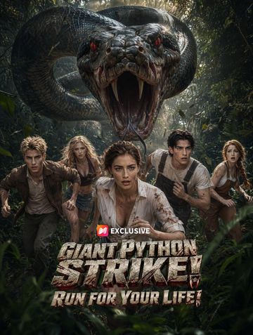 Giant Python Strike! Run for Your Life!