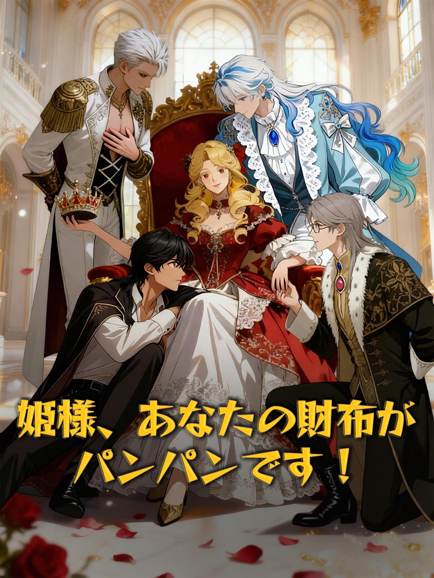 姫様、あなたの財布がパンパンです!