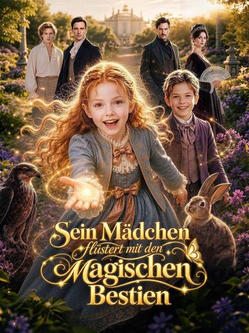 Sein Mädchen flüstert mit den magischen Bestien